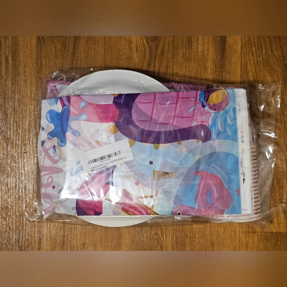 Splash Birthday Party Supplies Set - Pink